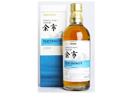 ニッカ シングルモルト余市 ピーティ&ソルティ 箱付き 500ml Alc.55