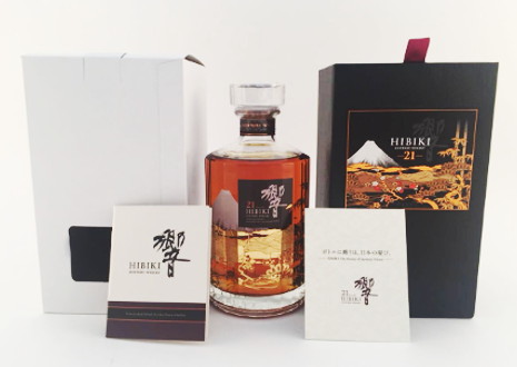 福島県郡山市のお客様から響21年意匠ボトル花鳥風月を宅配買取させて頂きました。