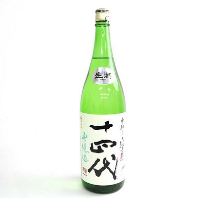 十四代 角新純米 中取り 無濾過 本生 １８００ｍｌ - お酒買取専門店 ...