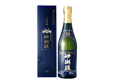 琉球泡盛 珊瑚礁 １０年貯蔵 古酒 ５００ｍｌ