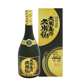 琉球泡盛 久米島の久米仙 ブラック５年 ４０度 古酒