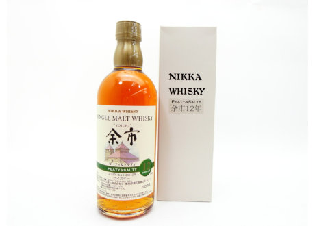 福島県本宮市のお客様からNIKKA（ニッカ） 余市 ピーティ＆ソルティ １２年を宅配買取させて頂きました。