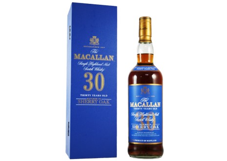 マッカラン 30年 ブルーラベル 木箱 MACALLAN スコッチウイスキー 